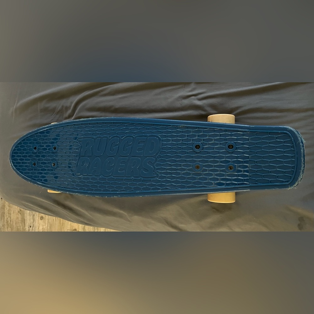 Rugged Racers Blue Penny Board